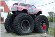 Caption This Photo: Is he really small or is that truck really big?